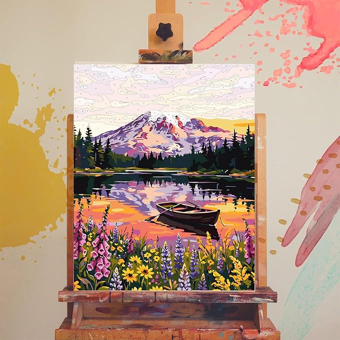 xackcme Mountain Paint by Numbers - Image 3