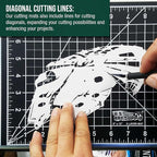 U.S. Art Supply 9" x 12" Self-Healing Cutting Mat 5-Ply - Image 4
