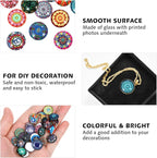 SUPVOX 200pcs Mixed Mosaic Tiles Glass Mosaic Tile Assortment - Image 4