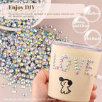 8000PCS 3mm Resin Rhinestones Bulk - Image 4