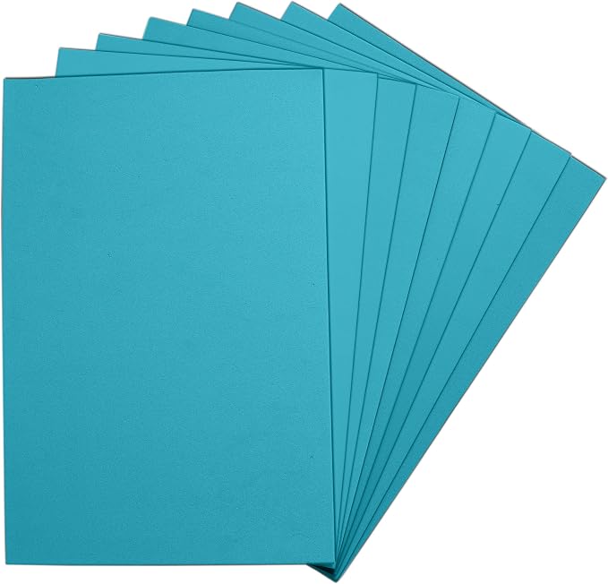 Light Blue EVA Foam Sheets, 6 x 9 Inch, 2mm Thick – Foam Paper by Unknown