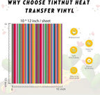 Tintnut Mexican Serape Heat Transfer Vinyl, easy cut & weed, stretch washable - Image 3