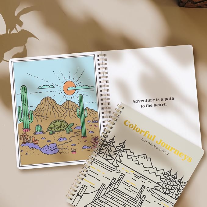 Beautiful Adult Coloring Book Set of 2 - Image 6