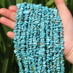 400pcs Turquoise Irregular Chip Stone Beads 5-8mm Pre-drilled Loose Beads - Image 5