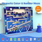 MTYOKILN Magnetic Color and Number Maze - Image 4