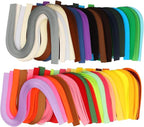 QTLCOHD 35 Colors 4200 Strips Paper Quilling Strips Set | Width 5mm Length 54cm - Image 3