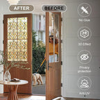 OHTMERU 3D Stained Glass Window Privacy Film, Heat Control UV Blocking Static - Image 4