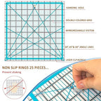 Quilting Rulers, Sewing Rulers, 4 Piece Quilting Square Templates, Acrylic - Image 6