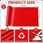 Red Bulletin Board Roll Non-Woven Fabric Poster 16in X 20ft | Back to School - Image 2