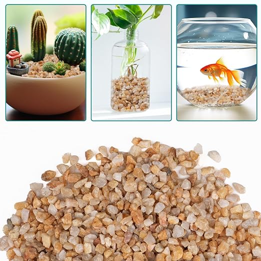 5 lbs Coarse Sand for Plants, 1/5 Inch Horticultural Sand for Vases, Fish Tank - Image 6