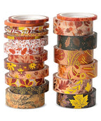 Mr. Pen- Washi Tape Set, 21 Rolls, Autumn Leaves | 5.5 Yards/Roll, Washi Tape by MrPen