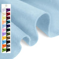 Dusty Blue Soft Felt Fabric Sheet 36" x 36", 1.6mm Thick, Premium Craft Felt by Grainear