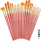 Soucolor Acrylic Paint Brushes Set, Halloween Painting Craft by Soucolor