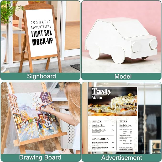 MYFAMIREA 12 Pack White Foam Board 20" x 30", 3/16" Thick Board Poster - Image 6