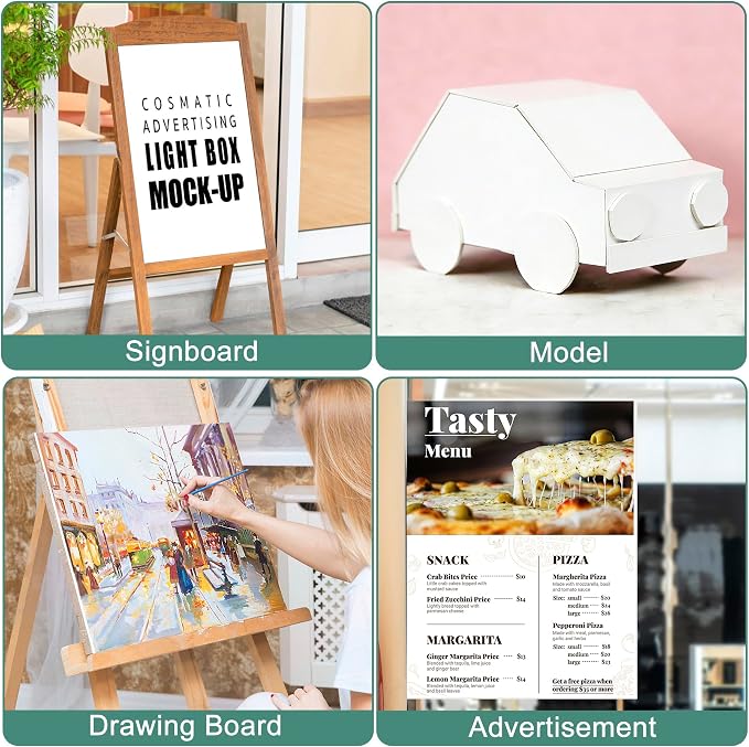 MYFAMIREA 12 Pack White Foam Board 18" x 24", 3/16" Thick Board Poster - Image 6