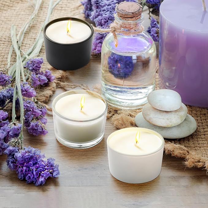 SHOWIN Thick Candle Jars for Making Candles 16 Pcs, 4 OZ Empty Jars - Image 5