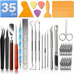 SHARKOOO 35 PCS Weeding Tools for Vinyl, Precision Craft Tools Set for Weeding by SHARKOOO
