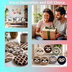 6PCS Punch Needle Coaster Kit Merry Christmas Theme Easy - Image 7