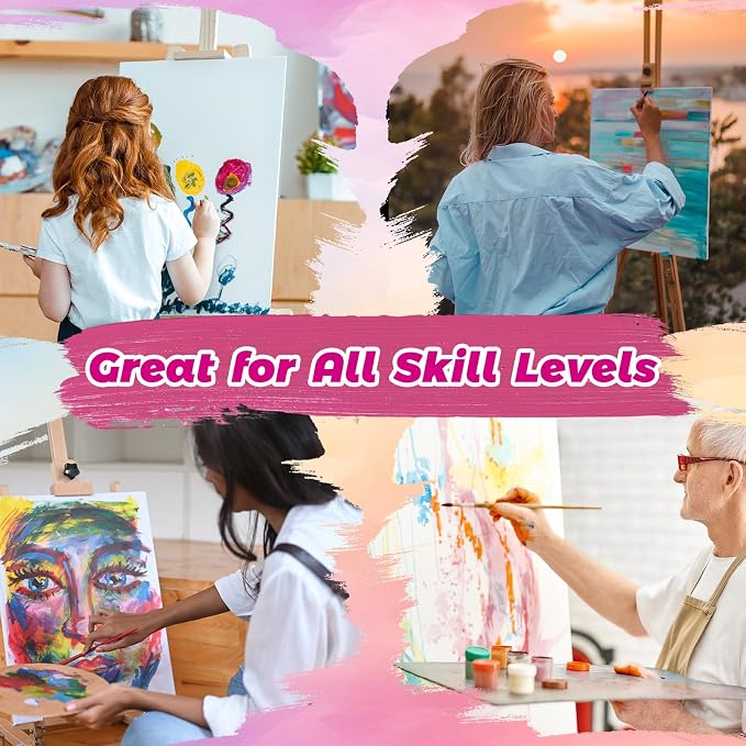 10 Pack 9"x12" Canvas Boards for Painting, Canvas Panels for Acrylics | 100% - Image 8
