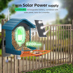 Bird Feeder with Camera, AI Bird Identification, Full HD Live Video, Solar - Image 4