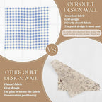 Buryeah 1 Pcs Quilt Design Wall Fabrics 72 in x 60 in - Image 4