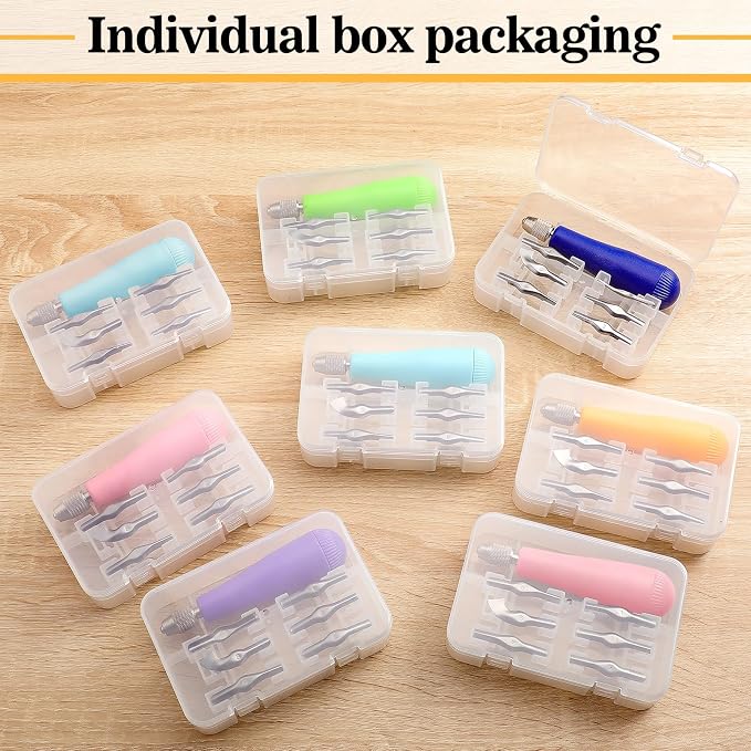 Umigy 12 Pack Craft Linoleum Cutter Kit Carving Tools Assortment Linocut Tools - Image 3