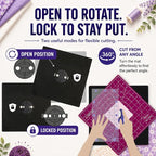 The Quilted Bear Rotating Cutting Mat 7" x 7" - Image 6