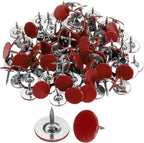 uxcell 150Pcs Upholstery Tacks, 11mmx10mm Flat Head Thumb Tack Decorative by uxcell
