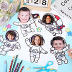 160Pcs Outer Space Cutouts Back to School Bulletin Board Decoration Set - Image 4