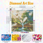 Magic Book Diamond Art Kits for Adults Beginners 14x14 in, DIY Craft Gift | - Image 3