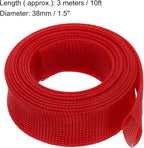 uxcell Expandable Sleeving, 2 3/8-inch 10ft Cable Sleeve - Image 3