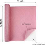 HTVVETUR Glitter HTV Vinyl Rolls Heat Transfer Vinyl - Image 2