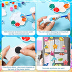 Soulchen 24 Set Ocean Animals Ceramic Painting Kits Sea Animals Ceramic - Image 4