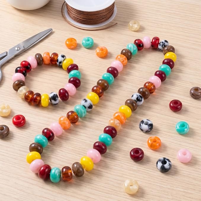 Pndeyo 50pcs Round Acrylic Beads - Image 7