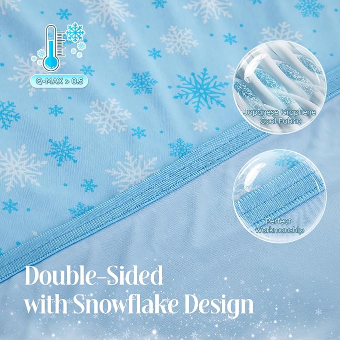 OIGAE Cooling Blanket for Hot Sleepers - Image 4