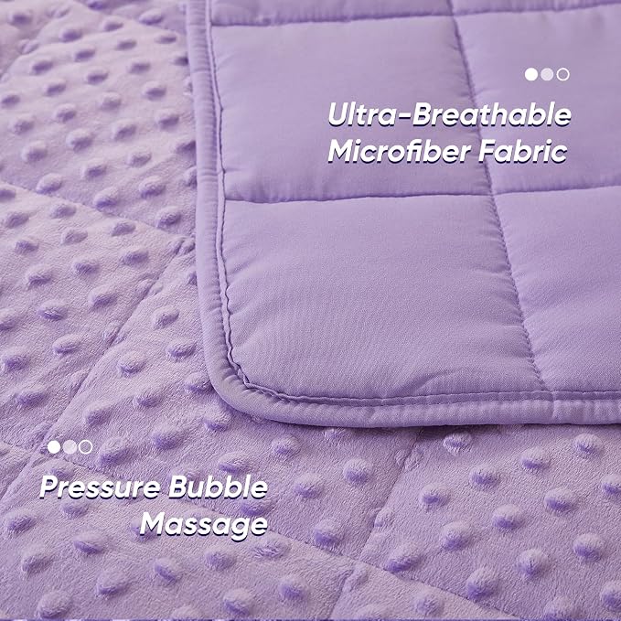Weighted Blanket for Women and Men, Comfortable and Soft Throw Weighted Blanket - Image 2