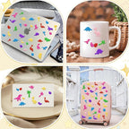 Foam Stickers, 7 Sheets 3D Glitter Foam Dinosaur Stickers - Image 5