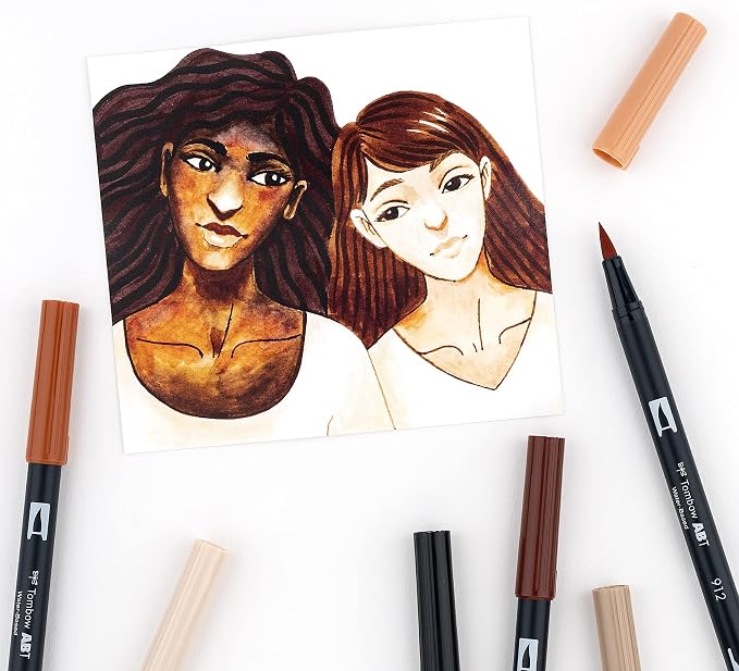 Tombow 56170 Dual Brush Pen Art Markers, Brush and Fine Tip Markers - Image 6