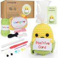 WaldyWop Wobbles Crochet Kit for Beginners: Ideal Gifts for Women w/Positive by WaldyWop