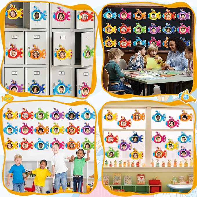 gisgfim 80Pcs Summer Cutouts Submarine Decorations Under The Sea Bulletin Board - Image 6