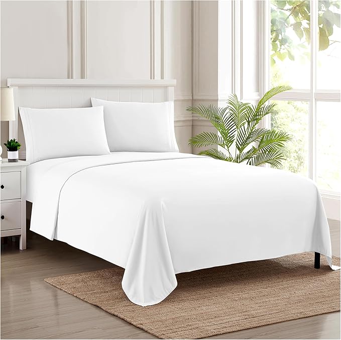 Twin XL Sheets - Breathable Luxury Sheets - 1800 Supreme Collection Extra Soft by SweetHomeCollection