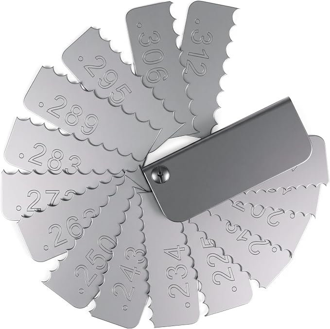 Garage Door Spring Measure Tool, 187 to .312 Precise Stainless Steel Wire Gauge by Granatan