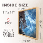 Cupohus Unfinished Birch Wood Boards Canvas - Image 7