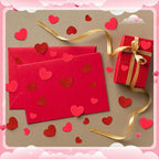600Pcs Foam Heart Stickers Valentine's Day Glitter Love Sticker | 3 Sizes - Image 4