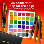ARTISTRO 36 Acrylic Paint Markers - Image 2