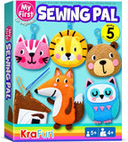 KRAFUN Animal Keyring Charm Sewing Kit Age 6+ | 5 Projects | 5 stuffed animal by FunCreativeArtsCraftKits