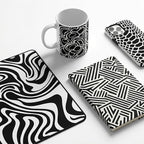 9pcs Abstract Texture Stencil for Painting Artistic Pattern Painting Crafts - Image 4