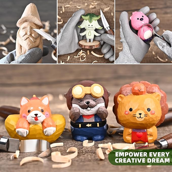 IMYMEE Wood Whittling Kit for Beginners-Complete Whittling Set - Image 4