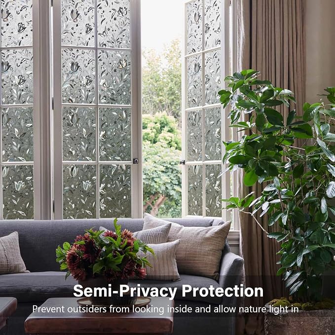 LEMON CLOUD Window Film, Decorative Window Privacy Film, Window Film Privacy - Image 4