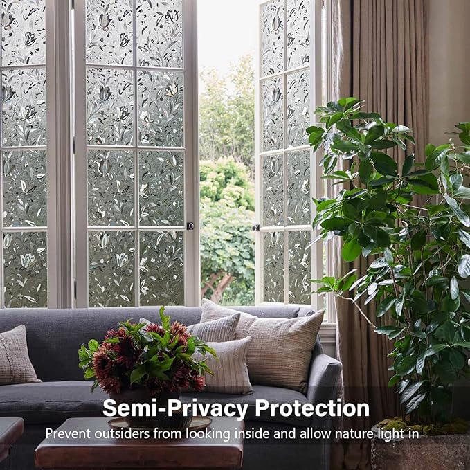 LEMON CLOUD Window Film, Decorative Window Privacy Film, Window Film Privacy - Image 4
